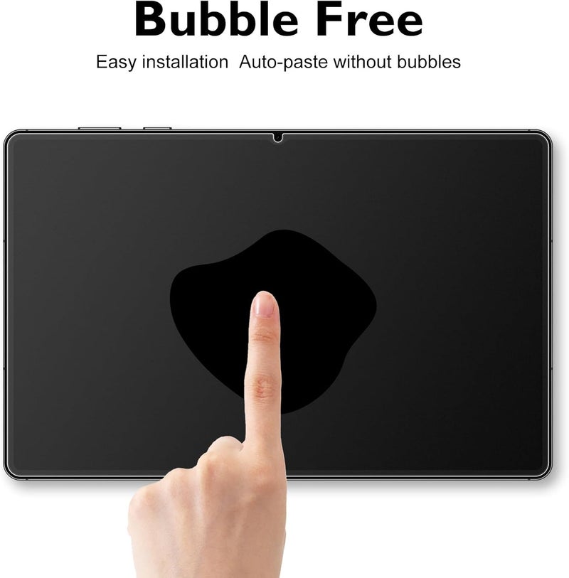 Esanik 2 Pack Like Paper Glass Screen Protector for Samsung Galaxy Tab S11 Ultra(14.6 inch) 9H Tempered Glass Film with Alignment Frame, Writing Like on Paper, Anti Glare - Image 5